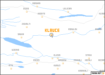 map of Klauce