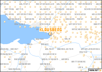 map of Klausberg