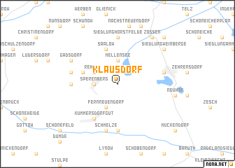 map of Klausdorf