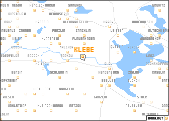 map of Klebe