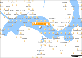 map of Klebwenya