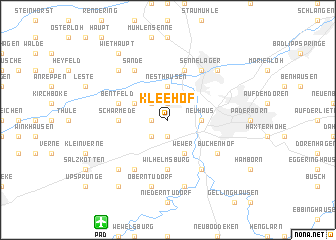 map of Kleehof