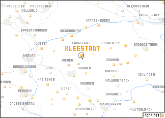 map of Kleestadt