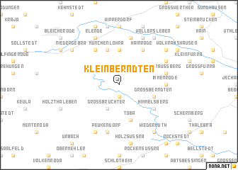 map of Kleinberndten