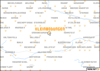 map of Kleinbodungen