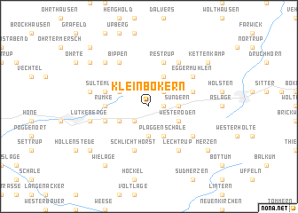 map of Klein Bokern