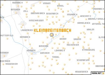 map of Kleinbreitenbach