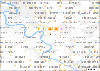 map of Kleinbroich