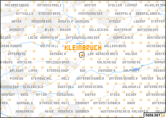 map of Kleinbruch