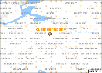 map of Klein Bünsdorf