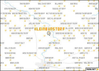 map of Klein Bünstorf