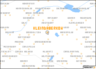 map of Klein Daberkow