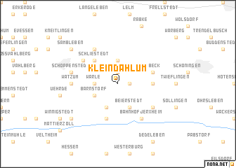 map of Klein Dahlum