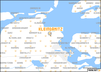 map of Klein Damitz