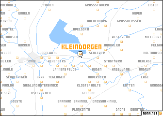 map of Klein Dörgen
