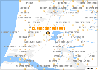 map of Klein Dorregeest