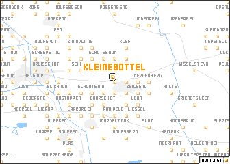 map of Kleine Bottel