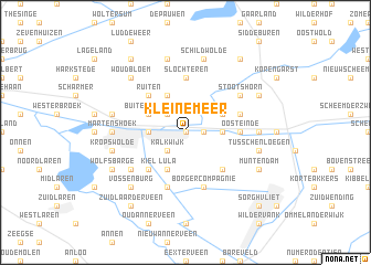 map of Kleinemeer