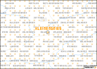 map of Kleinendries