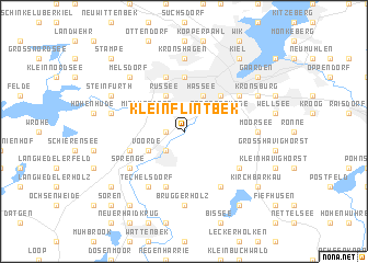 map of Kleinflintbek