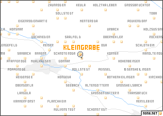 map of Kleingrabe