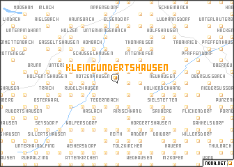 map of Kleingundertshausen