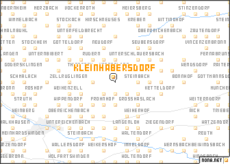 map of Kleinhabersdorf