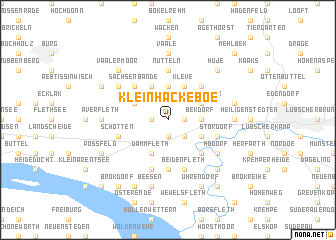 map of Klein Hackeboe