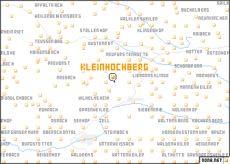 map of Kleinhöchberg