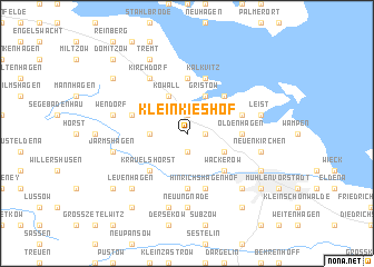 map of Klein Kieshof