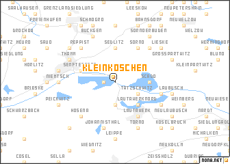 map of Kleinkoschen