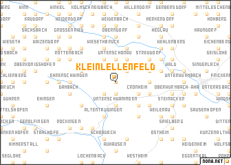 map of Kleinlellenfeld