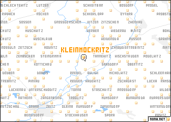 map of Kleinmockritz