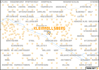 map of Kleinmollsberg