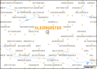 map of Kleinmünster