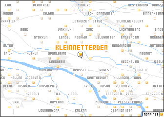 map of Klein Netterden