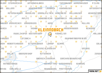 map of Kleinnöbach