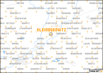 map of Kleinoderwitz