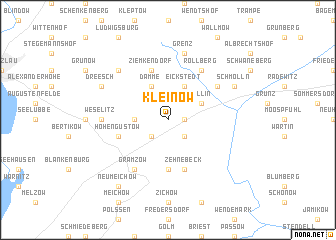 map of Kleinow