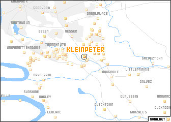 map of Kleinpeter
