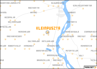 map of Kleinpuszta