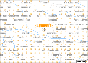 map of Kleinreith