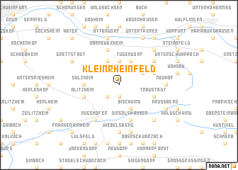 map of Kleinrheinfeld