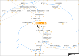 map of Kleinried