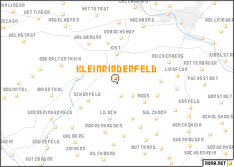 map of Kleinrinderfeld