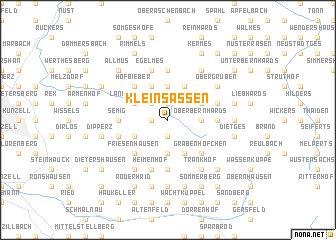 map of Kleinsassen