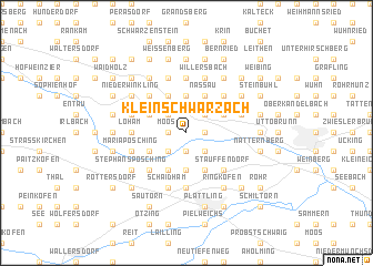 map of Kleinschwarzach