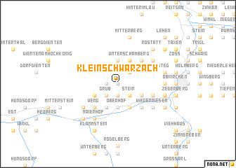 map of Kleinschwarzach