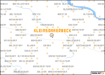 map of Klein Sommerbeck