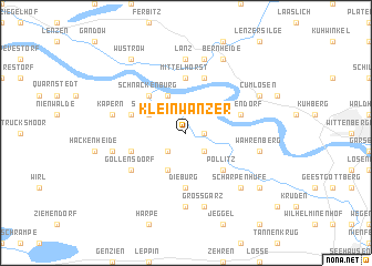 map of Klein Wanzer